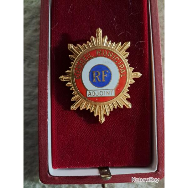 Insigne Adjoint Conseil Municipal