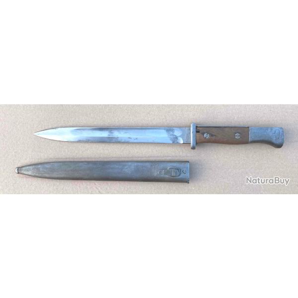 Baionnette Mauser K 98 d'origine SOLINGEN