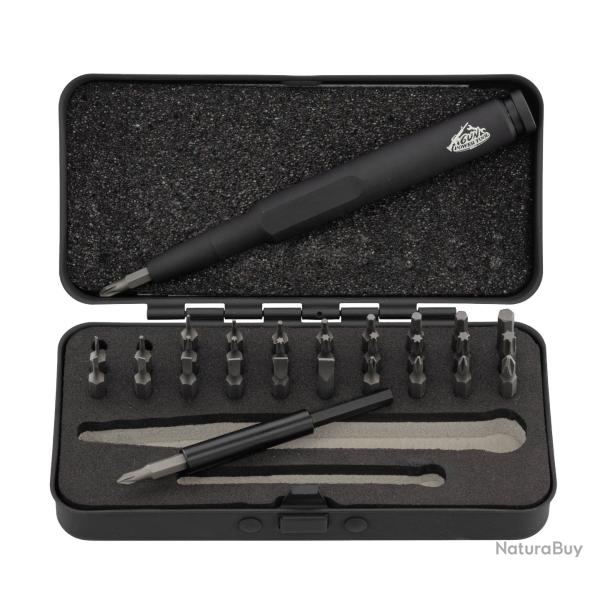 TOURNEVIS DE PRECISION TACTIQUE AVEC POIGNEE .50 ET COFFRET CERAMIQUE