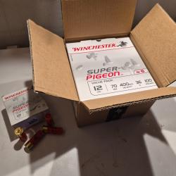 Cartouche Winchester Super pigeon en 6mm en 36 g Carton de 200 .