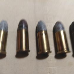 5 cartouches 320 bulldog 7m/m percussion centrale