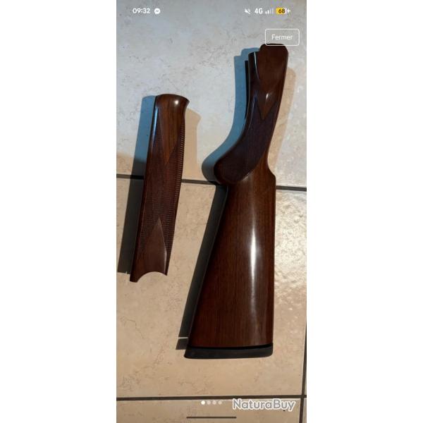 Crosse et devant fusil superpos� cal 12