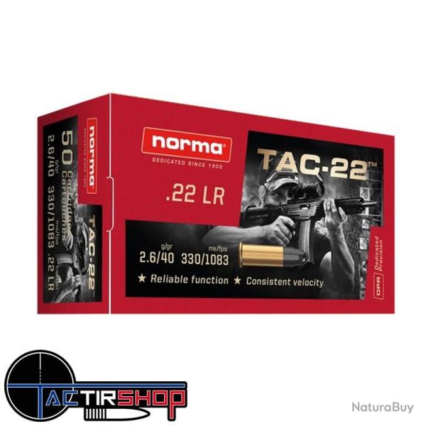 Norma TAC-22 22lr par 50