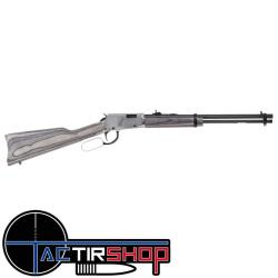 Carabine Rossi Rio Bravo Nickel Bois Lamin&eacute; Gris 22lr Bois levier sous garde
