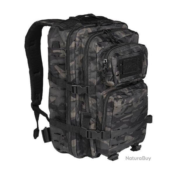 Sac � dos Militaire "PACK US" - Laser Cut - Black Camo