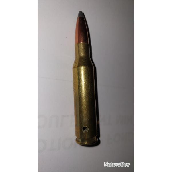 Cartouche neutralis�e - 7mm08 rem - F�d�ral - Ogive Semi-blind�