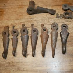 Lot d'&eacute;bauches de cl&eacute;s de verrouillage de Fusil de chasse