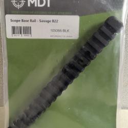 Rail MDT 20moa pour Savage B22