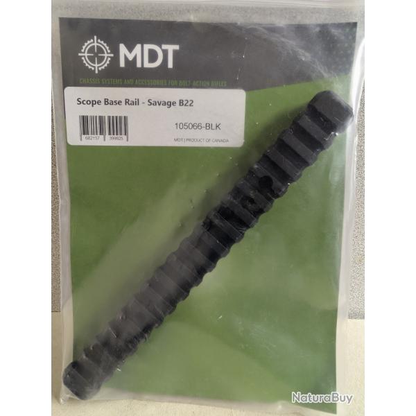 Rail MDT 20moa pour Savage B22