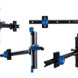 Viseur recurve AVALON Classic Metal RH Anodize black-red