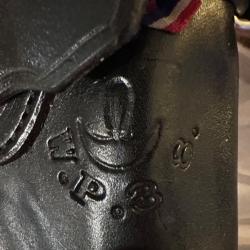 Holster d'&eacute;paule Walther P38 en cuir &eacute;tat neuf  gauchers