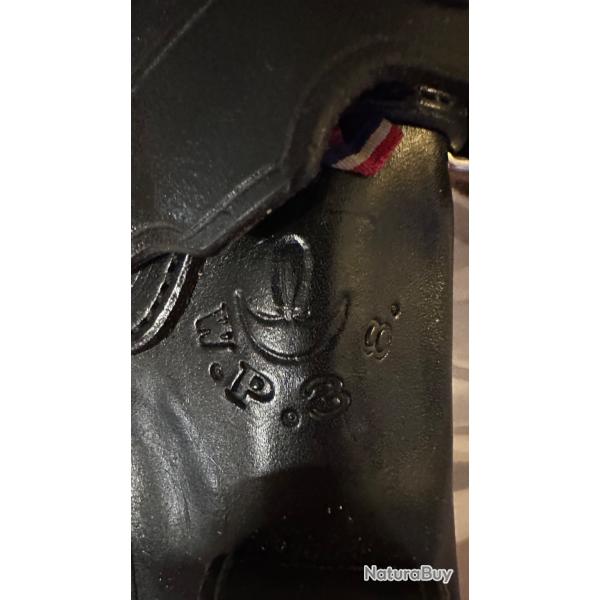 Holster d'�paule Walther P38 en cuir �tat neuf  gauchers