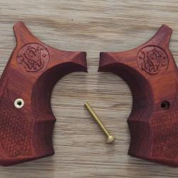 Plaquettes bois palissandre Smith & Wesson Safety 38 (V1)