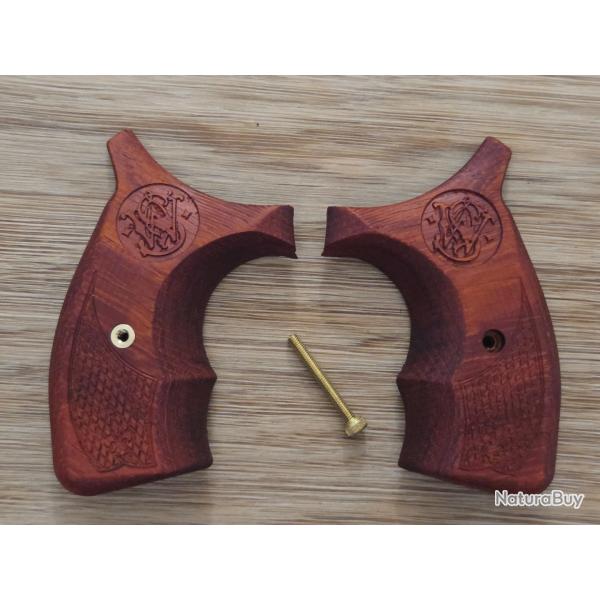 Plaquettes bois palissandre Smith & Wesson Safety 38 (V1)