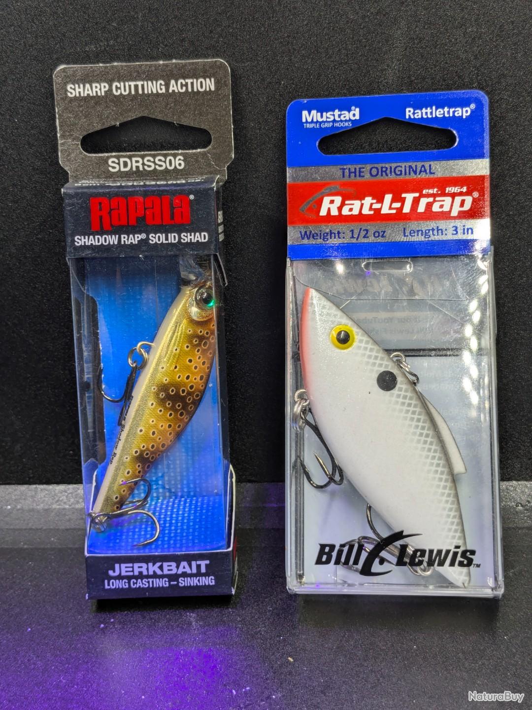 2 Bill Lewis Leurres piège à rats Leurres de pêche