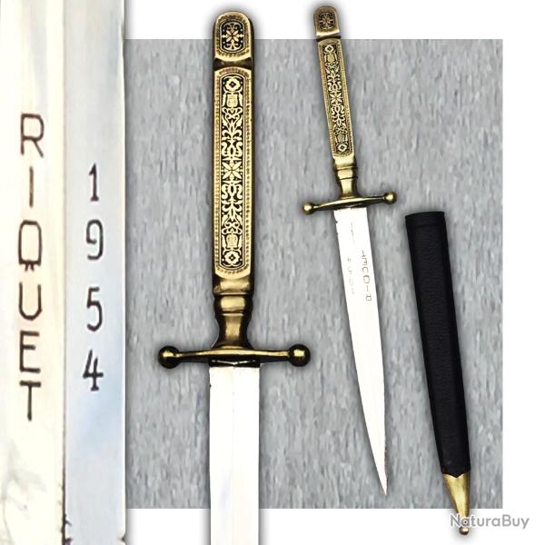 RARISSIME '' DAGUE DE VERTU FRANCAISE '' PIQUET 1954 POSTWW2 ORIGINAL