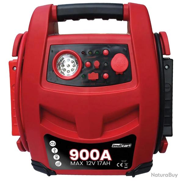 Station de D�marrage 900A avec Compresseur Int�gr� 12V