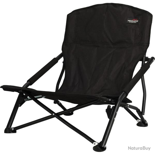 Chaise Easy C3 pliable noire - Structure acier et polyester 600D