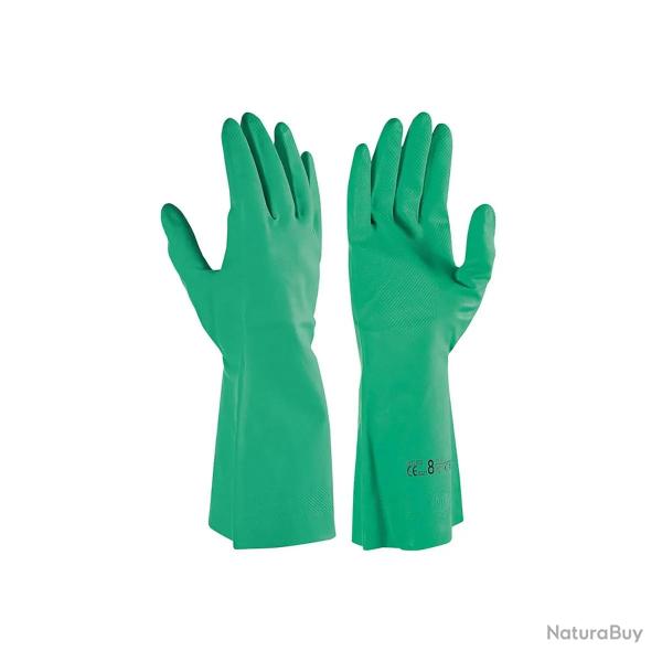 Gants de jardin Phyto - Protection en nitrile vert - Black Fox Taille 8