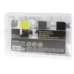 Bo&icirc;te de 122 patins de protection en feutre - Multi-tailles