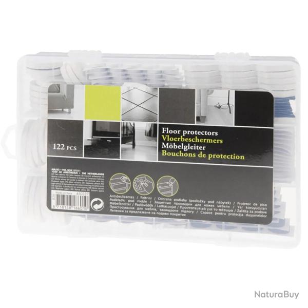 Bo�te de 122 patins de protection en feutre - Multi-tailles