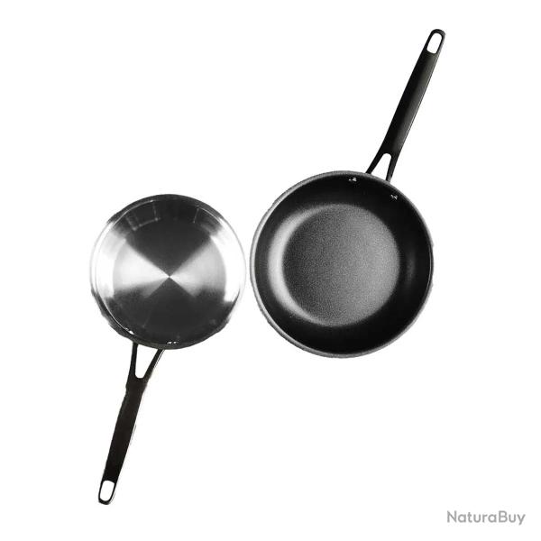 Po�le Origin anti-adh�rente en acier inoxydable - �24cm - Tous feux et four