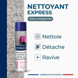 Nettoyant Express Tapis et Moquettes Starwax - Mousse S&egrave;che 600ml