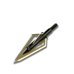 Lot de 3 pointes de chasse Magnus Stinger &agrave; lames fixes en acier inoxydable 125 grains 4 blades