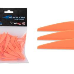 Lot de 100 plumes Avalon pour fl&egrave;che Hybrid Orange