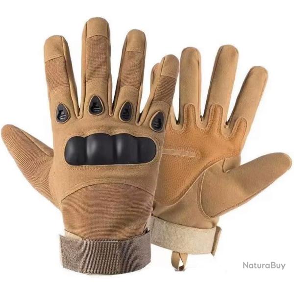 GANT TACTIQUE COMPATIBLE ECRAN TACTILE - KAKI - LIVRAISON GRATUITE