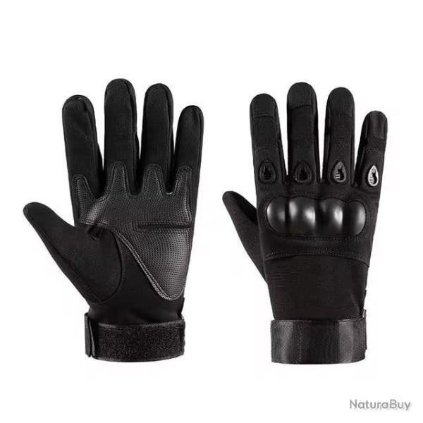 GANT TACTIQUE COMPATIBLE ECRAN TACTILE - NOIR - LIVRAISON GRATUITE