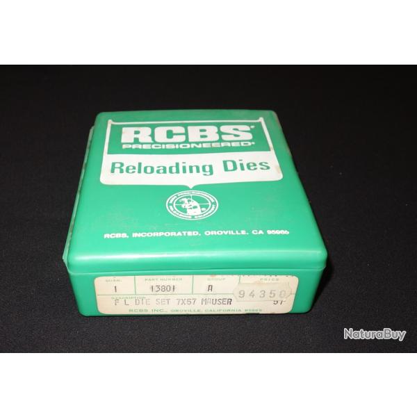 Jeux de 2 Outils de rechargement calibre7x57mm MAUSER de marque RCBS