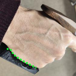 pp30 artemis snowpeak arcea talon de poign&eacute;e custom ergonomic