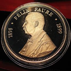 medaille "Felix Faure" diametre 40 mm 31 grs
