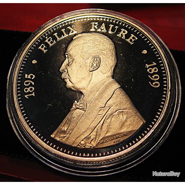 medaille "Felix Faure" diametre 40 mm 31 grs