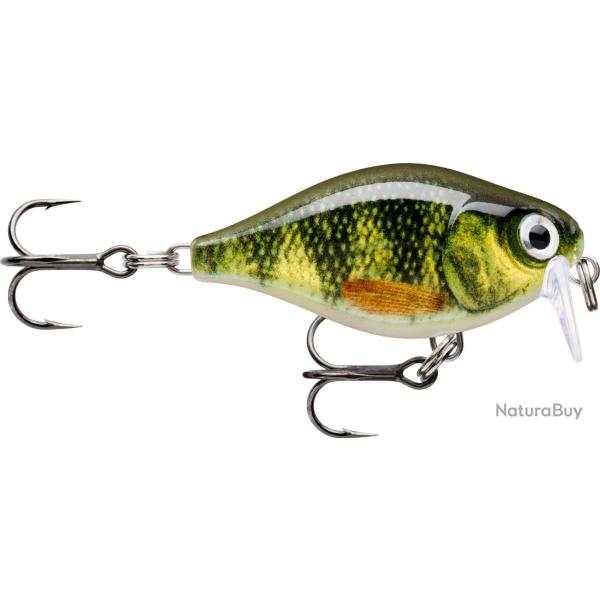 Leurre RAPALA x-light crank shal live perch 3.5cm
