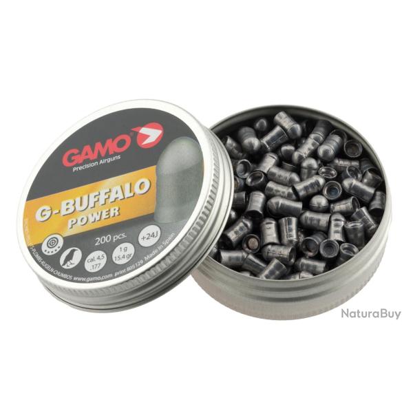 PLOMB GAMO , G-BUFFALO POWER , 1g , Lot de 2 Boites de 200 Pcs.