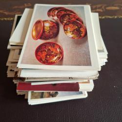 Lot de plus de 500 cartes postales de l'ancienne URSS : tr&eacute;sors des mus&eacute;es sovi&eacute;tiques