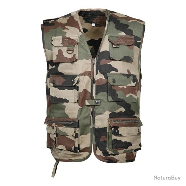 Gilet Multi Poches Camo IDAHO - TAILLE 2XL