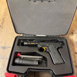 PISTOLET RUGER MARK IV 22/45 LITE NOIR ANODIS&Eacute; CALIBRE 22LR 4.4" + RDS Aimsport