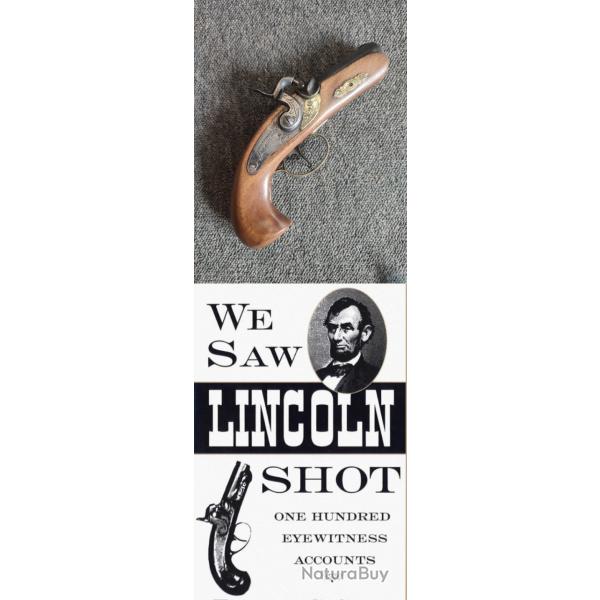 Pistolet derringer Philadelphia fabrication espagnole Jukar en calibre 45 poudre noire fonctionnel