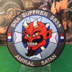 SNA SUFFREN S635 Amiral Satan - Diam&egrave;tre : 100 mm &agrave; coudre ou &agrave; coller au fer