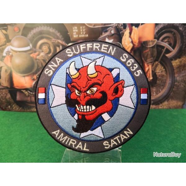 SNA SUFFREN S635 Amiral Satan - Diam�tre : 100 mm � coudre ou � coller au fer