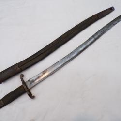 Rare ba&iuml;onnette Anglaise proche de la 1856