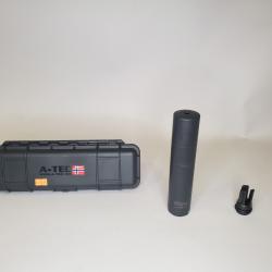 mod&eacute;rateur de son ATEC 40-4 + cache flamme cal 30  M14/1  ak47 .  308 7.62 300 aac blk..