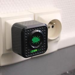 R&eacute;pulsif ultrason sur prise pour punaises de lit et acariens, 30 m&sup2;