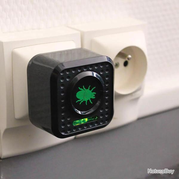 R�pulsif ultrason sur prise pour punaises de lit et acariens, 30 m�