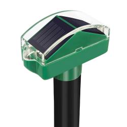 Lot de 2 Chasse-Taupes Solaires &agrave; Ultrasons Duo - &Eacute;tanche - 650m&sup2; de Couverture