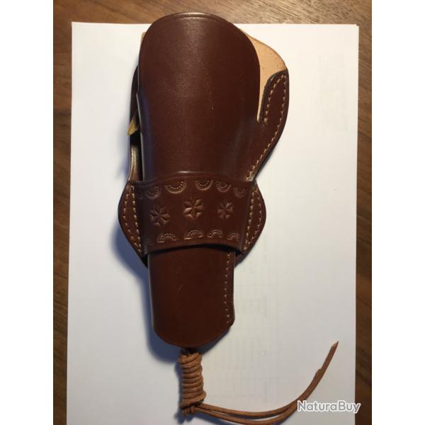Holster western cuir gaucher