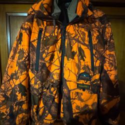 VESTE DE CHASSE CAMO ORANGE SPORTCHIEF